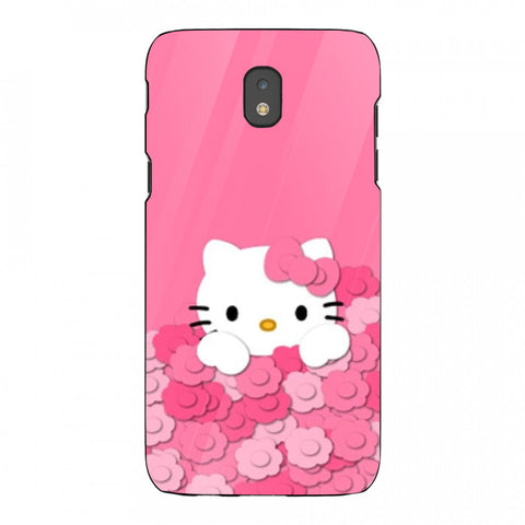 Cute Teddy Bear Tempered Glass Phone Case for Samsung Galaxy J5 Pro
