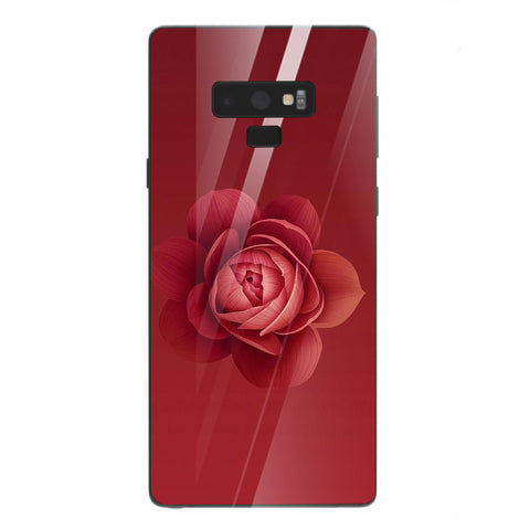 Beautiful Flowers Tempered Glass Phone Case for Samsung Galaxy Note 9