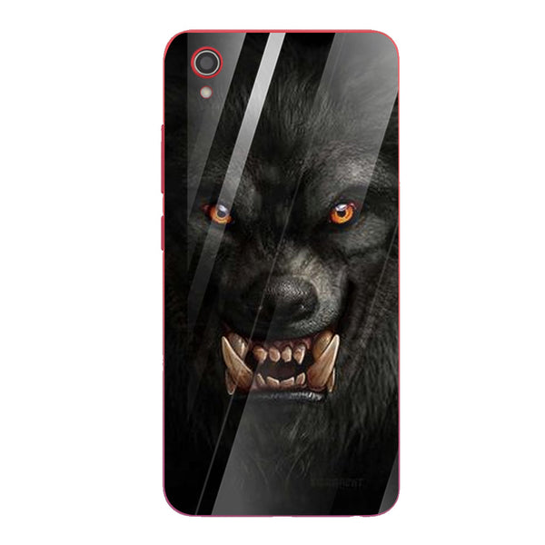 Wolf Eyes Tempered Glass Phone Case for Vivo Y95