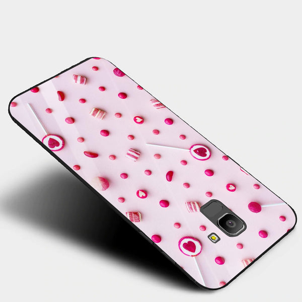 Beautiful Flowers Tempered Glass Phone Case for Samsung Galaxy J6 2018