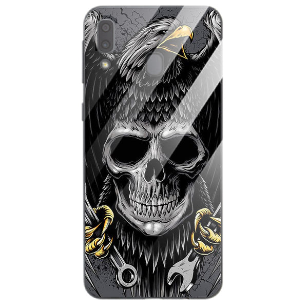 Eagle Tempered Glass Phone Case for Samsung Galaxy A40