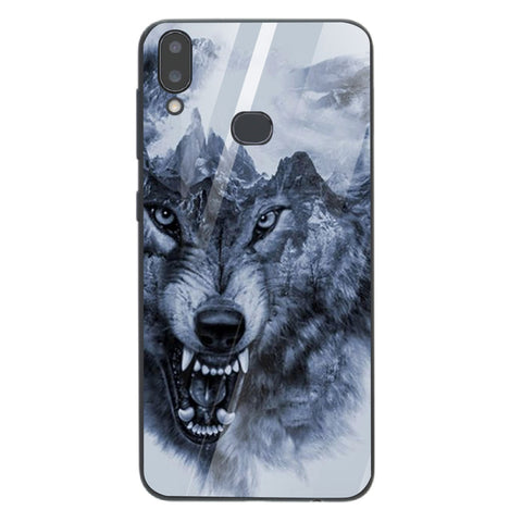 Wolf Eyes Tempered Glass Phone Case for Samsung Galaxy A10S