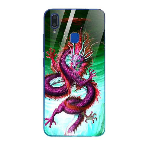 Dragon Tempered Glass Phone Case for Vivo Y91