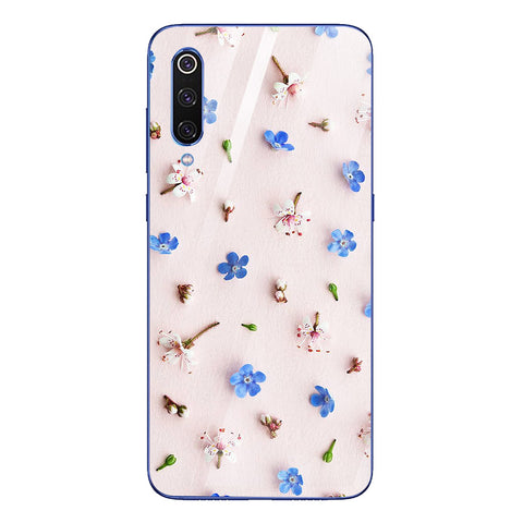 Beautiful Flowers Tempered Glass Phone Case for Xiaomi Mi 9 SE