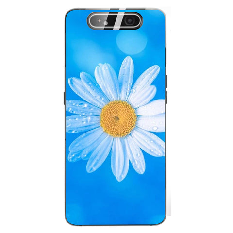 Beautiful Flowers Tempered Glass Phone Case for Samsung Galaxy A80