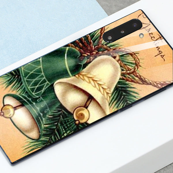 Merry Chrismas Tempered Glass Phone Case for Samsung Galaxy Note 10