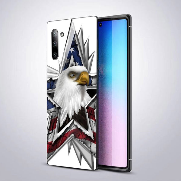 Eagle Tempered Glass Phone Case for Samsung Galaxy Note 10