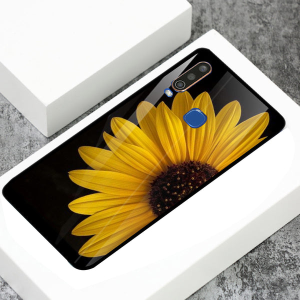 Beautiful Flowers Tempered Glass Phone Case for Vivo Y15