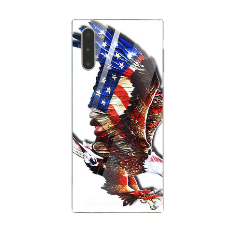 Eagle Tempered Glass Phone Case for Samsung Galaxy Note 10