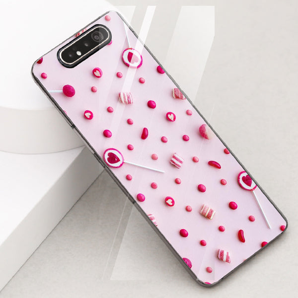 Beautiful Flowers Tempered Glass Phone Case for Samsung Galaxy A80