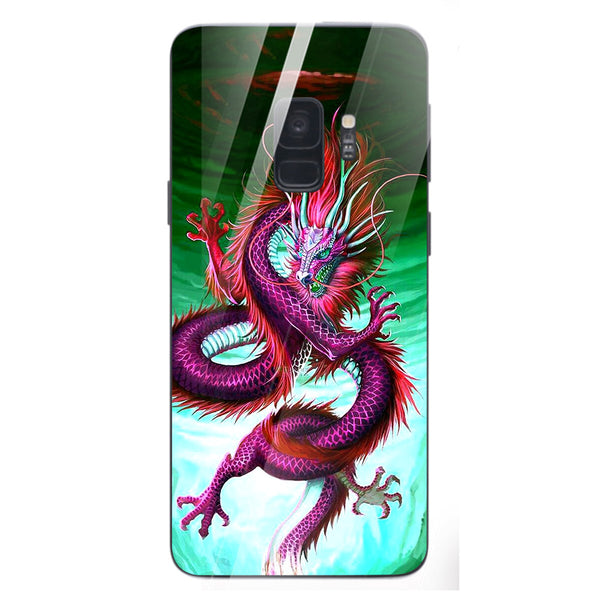 Dragon Tempered Glass Phone Case for Samsung Galaxy S9