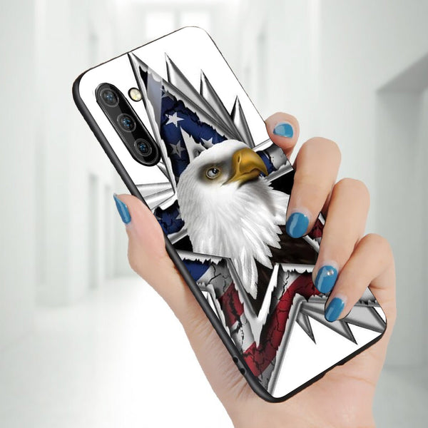 Eagle Tempered Glass Phone Case for Samsung Galaxy Note 10