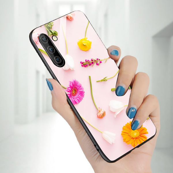 Beautiful Flowers Tempered Glass Phone Case for Samsung Galaxy Note 10