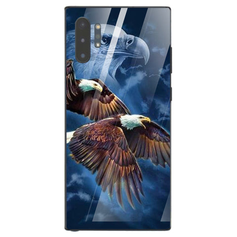 Eagle Tempered Glass Phone Case for Samsung Galaxy Note 10 Plus