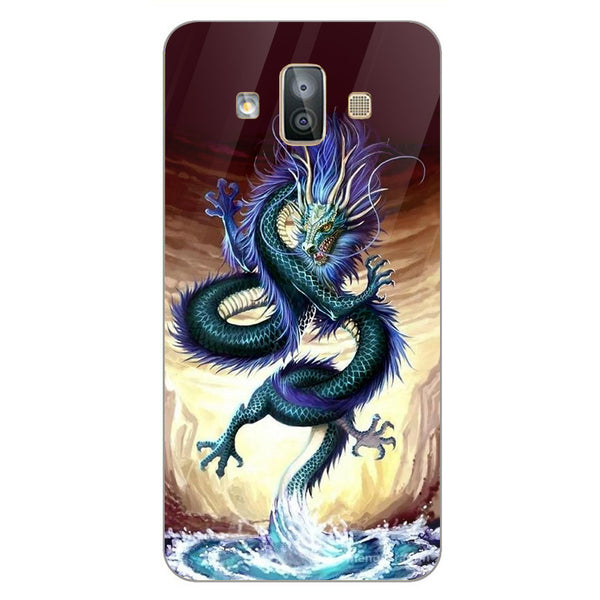 Dragon Tempered Glass Phone Case for Samsung Galaxy J7 Duo
