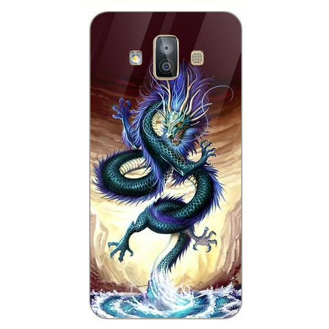 Dragon Tempered Glass Phone Case for Samsung Galaxy J7 Duo