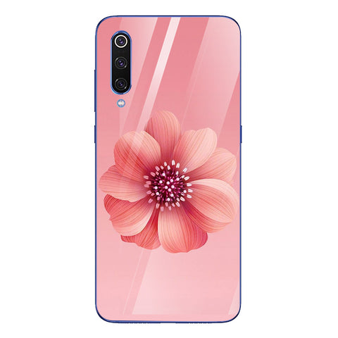 Beautiful Flowers Tempered Glass Phone Case for Xiaomi Mi 9 SE