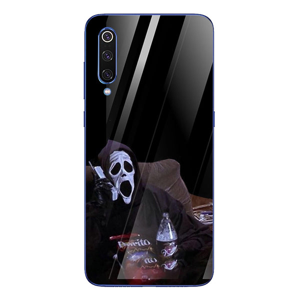 Halloween Skull Tempered Glass Phone Case for Xiaomi Mi 9 SE