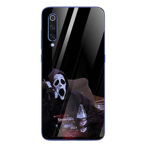 Halloween Skull Tempered Glass Phone Case for Xiaomi Mi 9 SE