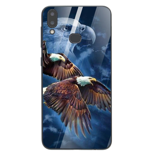 Eagle Tempered Glass Phone Case for Samsung Galaxy A10S