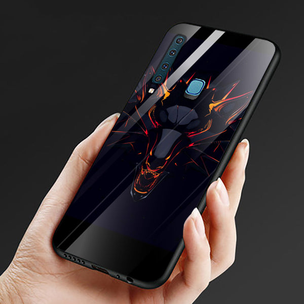 Wolf Eyes Tempered Glass Phone Case for Samsung Galaxy A9 2018