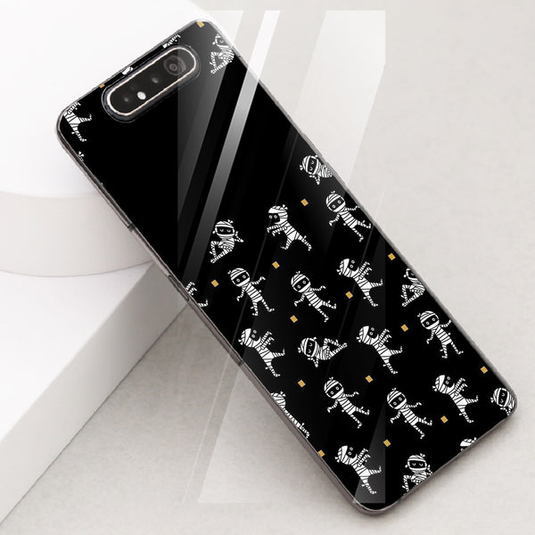 Halloween Skull Tempered Glass Phone Case for Samsung Galaxy A80
