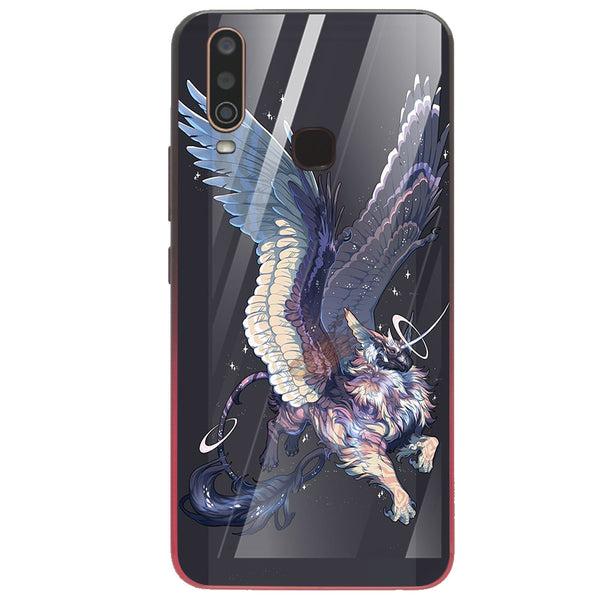 Dragon Tempered Glass Phone Case for Vivo Y15