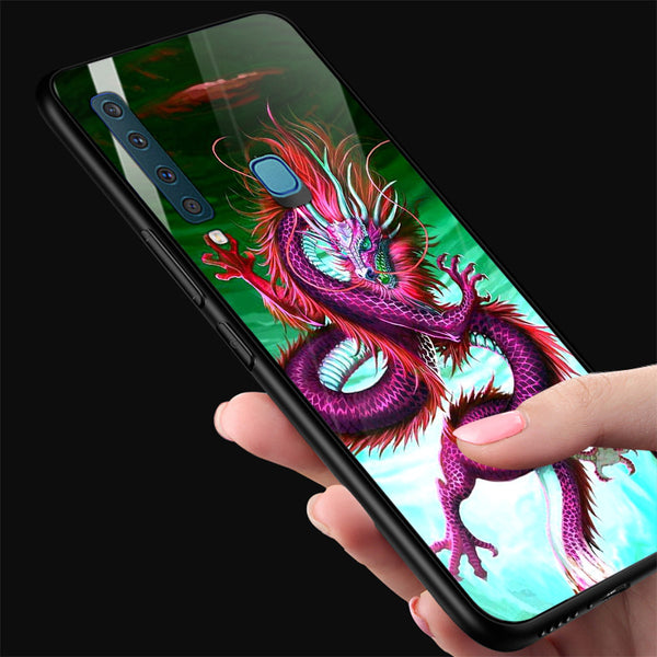 Dragon Tempered Glass Phone Case for Samsung Galaxy A9 2018