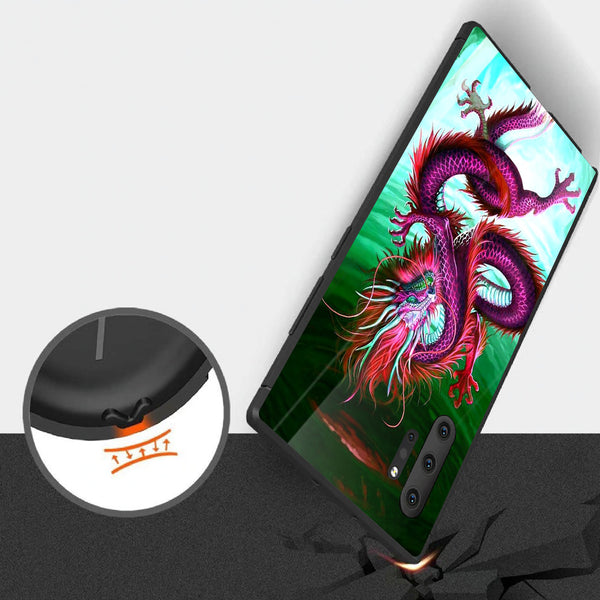 Dragon Tempered Glass Phone Case for Samsung Galaxy Note 10 Plus