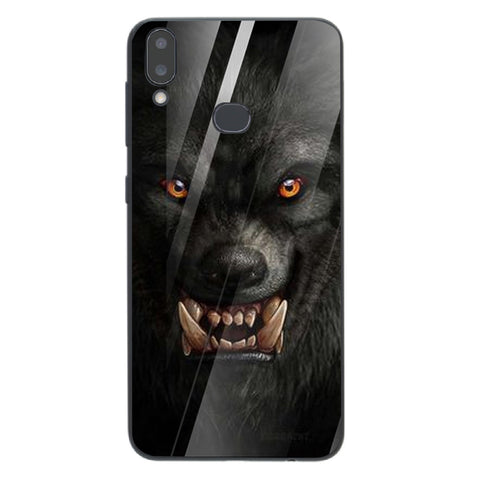 Wolf Eyes Tempered Glass Phone Case for Samsung Galaxy A10S