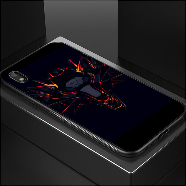 Wolf Eyes Tempered Glass Phone Case for Samsung Galaxy A10