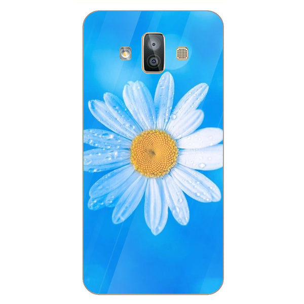 Beautiful Flowers Tempered Glass Phone Case for Samsung Galaxy J7 Duo