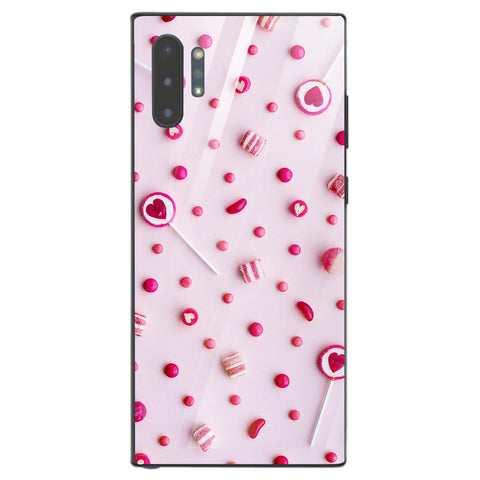 Beautiful Flowers Tempered Glass Phone Case for Samsung Galaxy Note 10 Plus