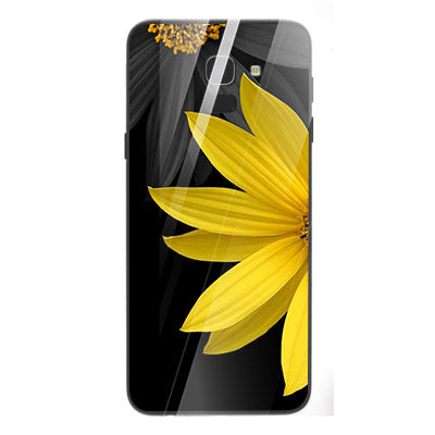 Beautiful Flowers Tempered Glass Phone Case for Samsung Galaxy J6 2018