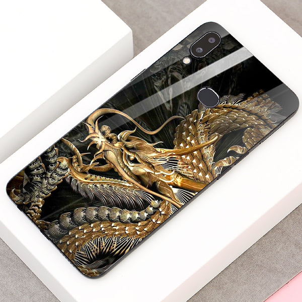 Dragon Tempered Glass Phone Case for Samsung Galaxy A10S