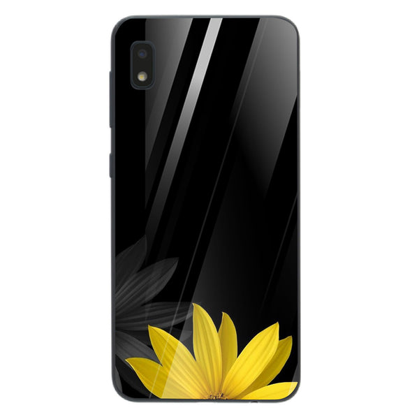 Beautiful Flowers Tempered Glass Phone Case for Samsung Galaxy A10