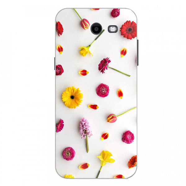 Beautiful Flowers Tempered Glass Phone Case for Samsung Galaxy J3 Prime