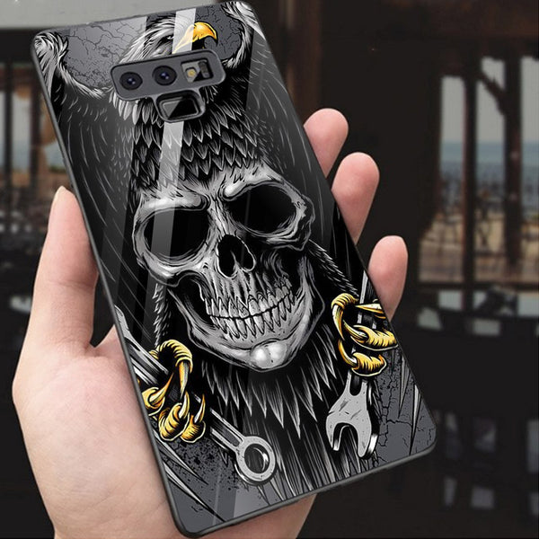 Eagle Tempered Glass Phone Case for Samsung Galaxy Note 9