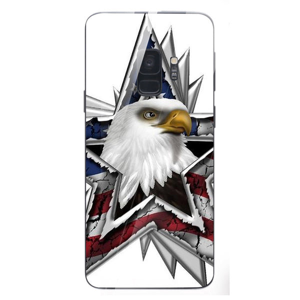 Eagle Tempered Glass Phone Case for Samsung Galaxy S9