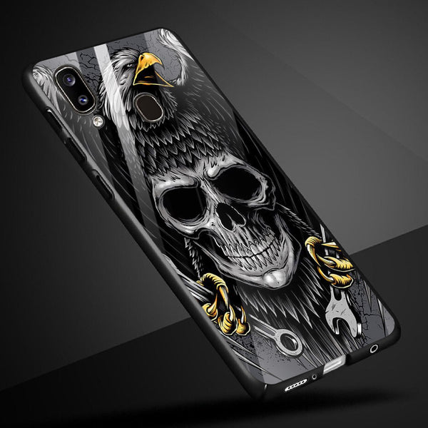 Eagle Tempered Glass Phone Case for Samsung Galaxy A30