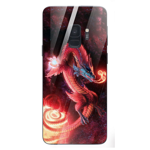 Dragon Tempered Glass Phone Case for Samsung Galaxy S9