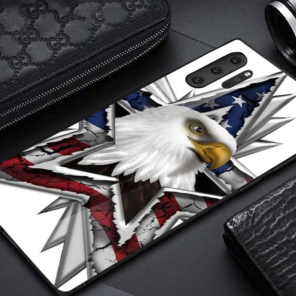 Eagle Tempered Glass Phone Case for Samsung Galaxy Note 10 Plus