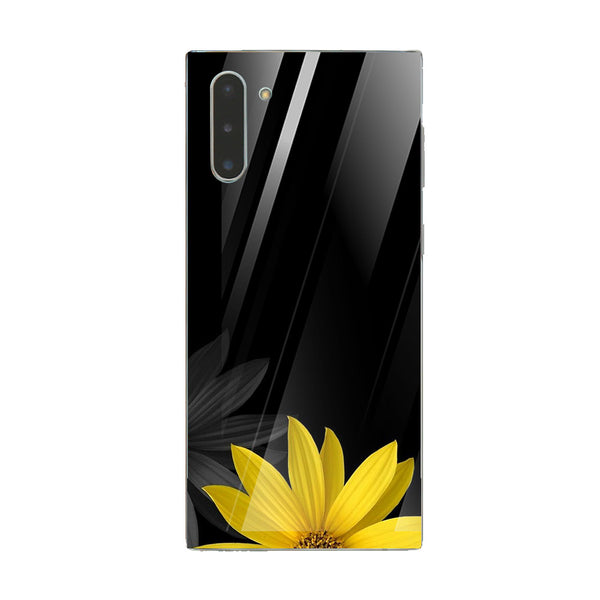 Beautiful Flowers Tempered Glass Phone Case for Samsung Galaxy Note 10