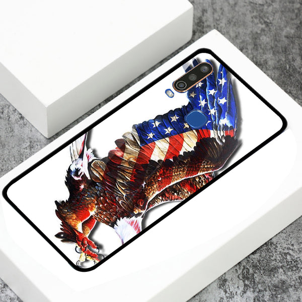 Eagle Tempered Glass Phone Case for Vivo Y17