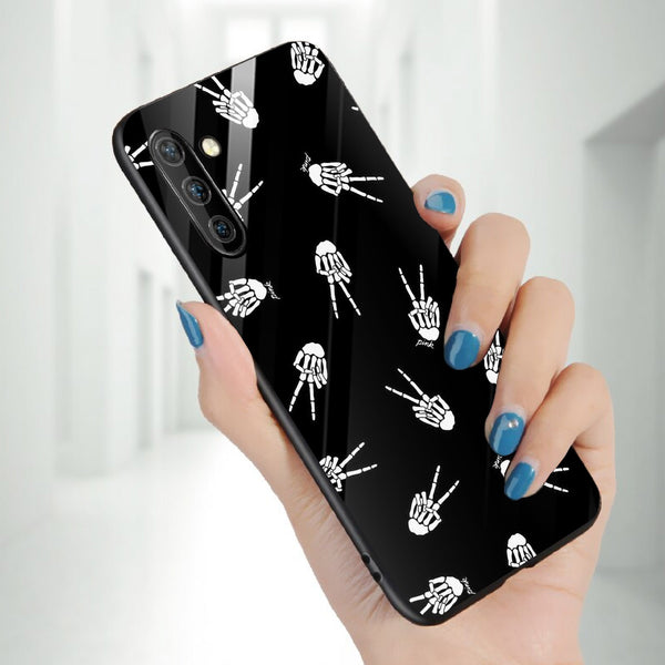 Halloween Skull Tempered Glass Phone Case for Samsung Galaxy Note 10