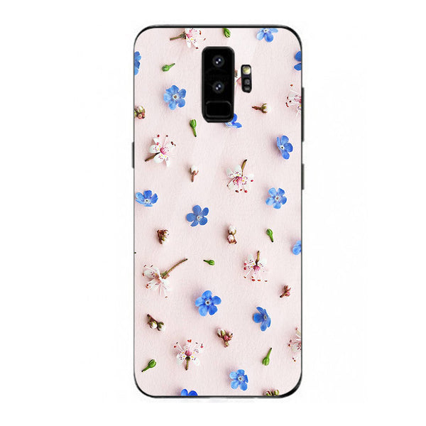 Beautiful Flowers Tempered Glass Phone Case for Samsung Galaxy S9 Plus
