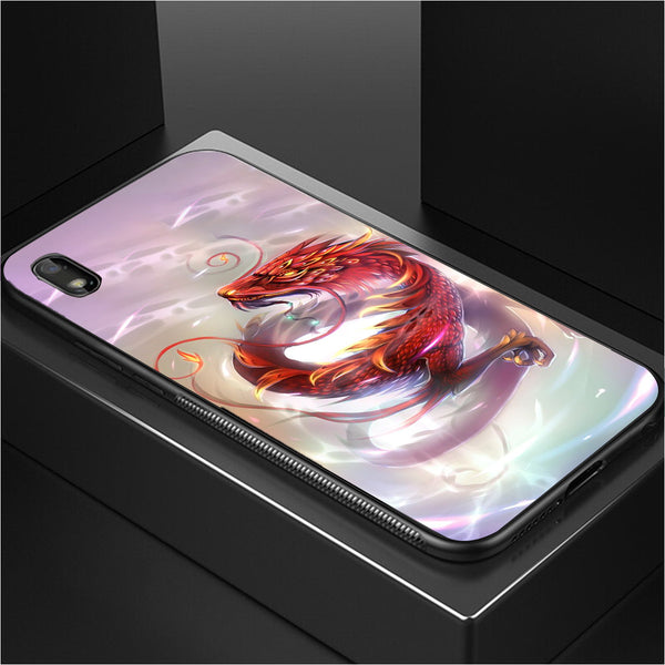 Dragon Tempered Glass Phone Case for Samsung Galaxy A10