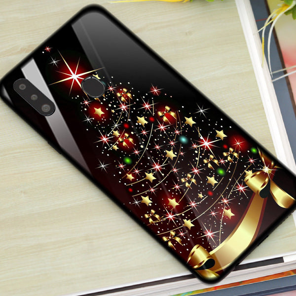 Merry Chrismas Tempered Glass Phone Case for Samsung