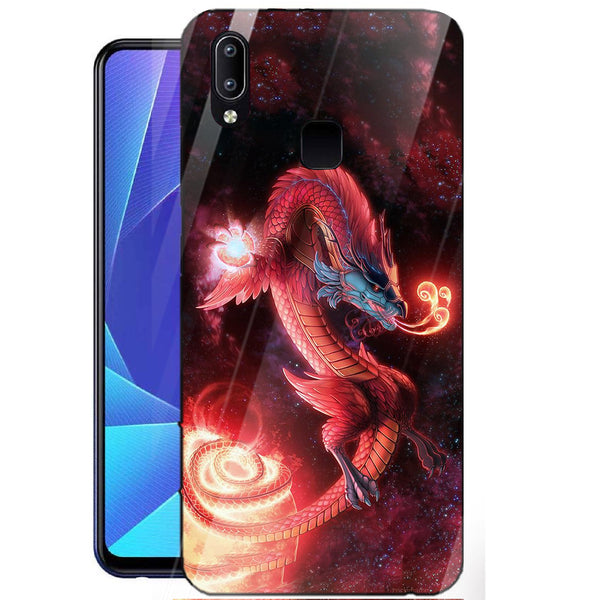 Dragon Tempered Glass Phone Case for Vivo Y95
