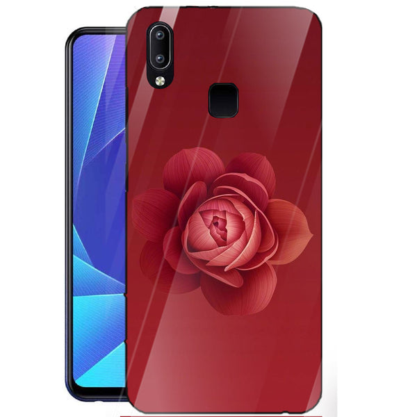 Beautiful Flowers Tempered Glass Phone Case for Vivo Y95